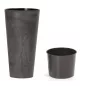 Prosperplast TUBUS SLIM BETON EFFECT kaspó antracit 30 cm