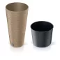 Virágcserép Prosperplast FURU SLIM ECO WOOD 30 cm, naturo