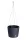 Virágcserép Prosperplast RATO ROUND W 25,6 cm felfüggeszthető, antracit színben