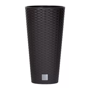 Prosperplast Rato Tubus virágcserép betéttel barna 40 cm