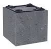 Virágcserép Prosperplast SIERRA CASE beton hatás 57,7 cm antracit