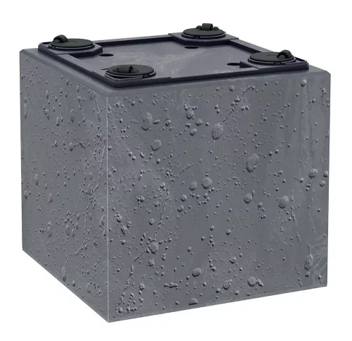 Virágcserép Prosperplast SIERRA CASE beton effect  57,7 cm szürke