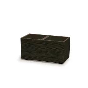   Virágcserep Prosperplast MADERA CASE eco fa 57,7 cm ,kávé barna