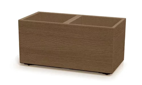 Virágtartó Prosperplast MADERA CASE eco fa 77 cm natur