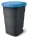 Prosperplast Wheeler 90 l szemetes kuka antracit kék fedéllel