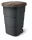 Prosperplast Wheeler 95 l szemetes kuka antracit barna fedéllel