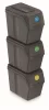 Prosperplast SORTIBOX 3 x 20 l hulladékgyűjtő  3 x 20 l szürke kő