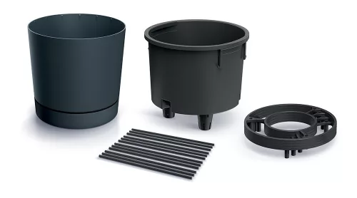 Virágcserép Prosperplast HOME GROWER paradicsom termesztéséhez 14,5 l antracit színben