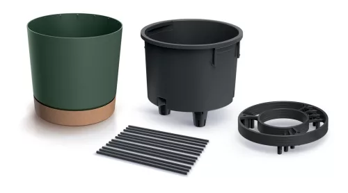 Virágcserép Prosperplast HOME GROWER paradicsom termesztésére,  35 l sötétzöld