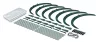 Prosperplast Floo Tunnels fóliasátor 360 cm zöld