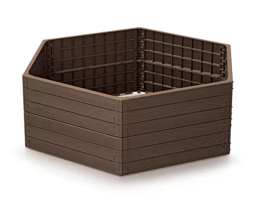 Magaságyás Prosperplast BASE WOODY barna 148 cm