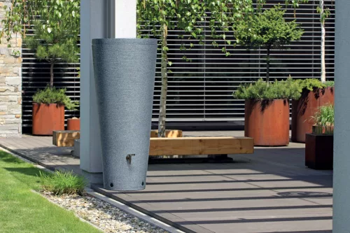Esővízgyűjtő hordó Prosperplast TUBO gránit 320 l