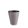 Prosperplast SAND virágcserép betéttel, 34,5 cm, mocca