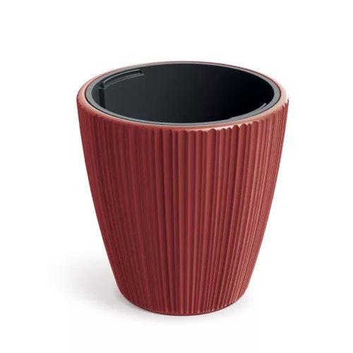 Prosperplast ORO virágcserép betéttel 34,9 cm - szín: retro piros
