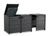 Keter Hide Away kerti láda-  bővítő modul a 120l-es szemetes tárolóhoz