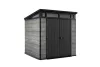 Kerti ház Keter PENT Signature 7x7 Storm Grey, padlóval