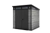 Kerti ház Keter PENT Signature 7x7 Storm Grey, padlóval