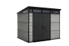 Kerti ház Keter PENT Signature 9x7 Storm Grey, padlóval