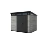 Kerti ház Keter PENT Signature 9x7 Storm Grey, padlóval