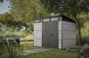Kerti ház Keter PENT Signature 9x7 Storm Grey, padlóval