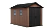 Keter Newton Plus wide 11x7,5 barna kerti ház padlóval