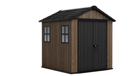 Keter Apex 7,5 x 7 Walnut kerti ház, padlóval