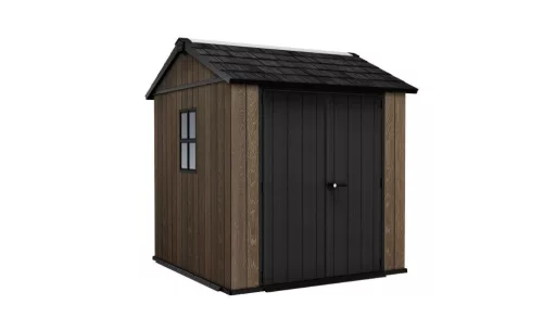 Keter Apex 7,5 x 7 Walnut kerti ház, padlóval