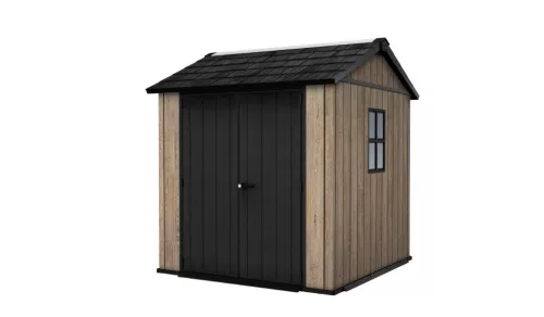 Keter Apex 7,5 x 7 Ashwood kerti ház, padlóval