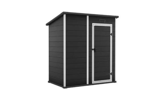 Kerti ház Keter Essential 6 x 4 sötétszürke / fehér, padlóval