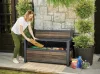 Kerti pad Keter Deco Garden Bench Walnut