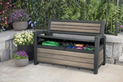 Zahradní lavice Keter Deco Garden Bench Ashwood
