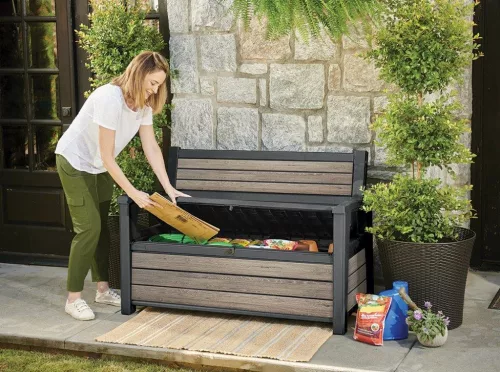 Zahradní lavice Keter Deco Garden Bench Ashwood