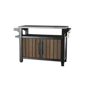 Keter UNITY XL 207 l grillasztal Walnut