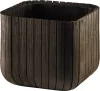 Keter Cube Planter S virágláda whiskey barna