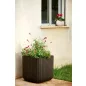 Keter Cube Planter S virágláda whiskey barna