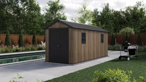 Keter Apex 7,5 x 15 Ashwood kerti ház, padlóval