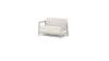 Meble ogrodowe Keter Scandi sofa dwuosobowa beżowo szara