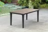 Zahradní stůl Keter Deco Futura 160 walnut / grafit