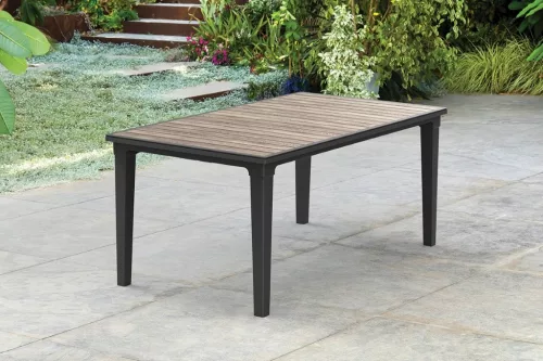 Zahradní stůl Keter Deco Futura 160 walnut / grafit