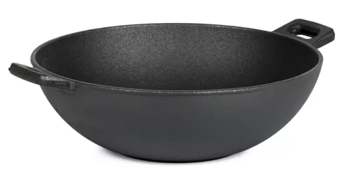 G21 Grillező szerszámok G21 wok grill serpenyő, öntöttvas