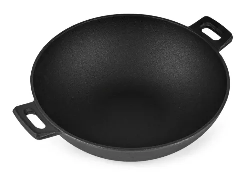 G21 Grillező szerszámok G21 wok grill serpenyő, öntöttvas