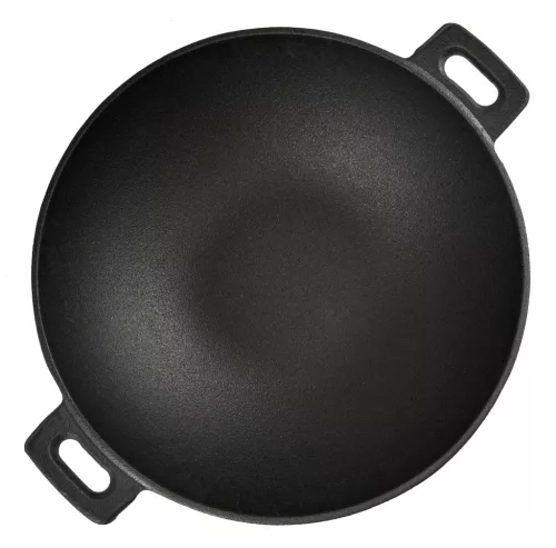 G21 Grillező szerszámok G21 wok grill serpenyő, öntöttvas