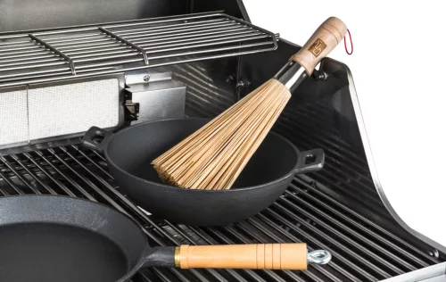Grillszerszám G21 -bambusz kefe, serpenyők tisztításához