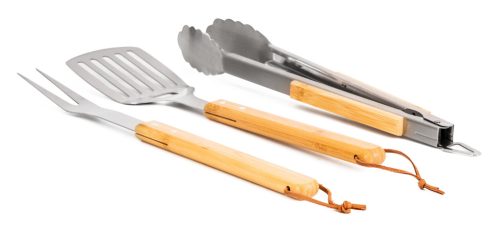 Grillezőeszközök G21 készlet, 3 darabos, fa nyéllel