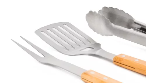 Grillezőeszközök G21 készlet, 3 darabos, fa nyéllel