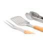 Grillezőeszközök G21 készlet, 3 darabos, fa nyéllel