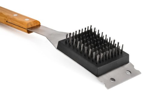 Grillezőeszköz G21 tisztítókefe fa nyéllel