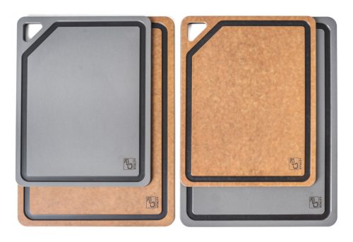 Prkénko krájecí G21 EcoCut z přírodní celulózy - sada 2 ks, grafitové - 2. jakost