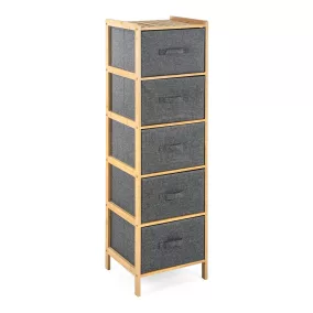 G21 bambusz fiókospolc 5 kosárral