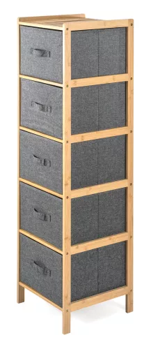 G21 bambusz fiókospolc 5 kosárral